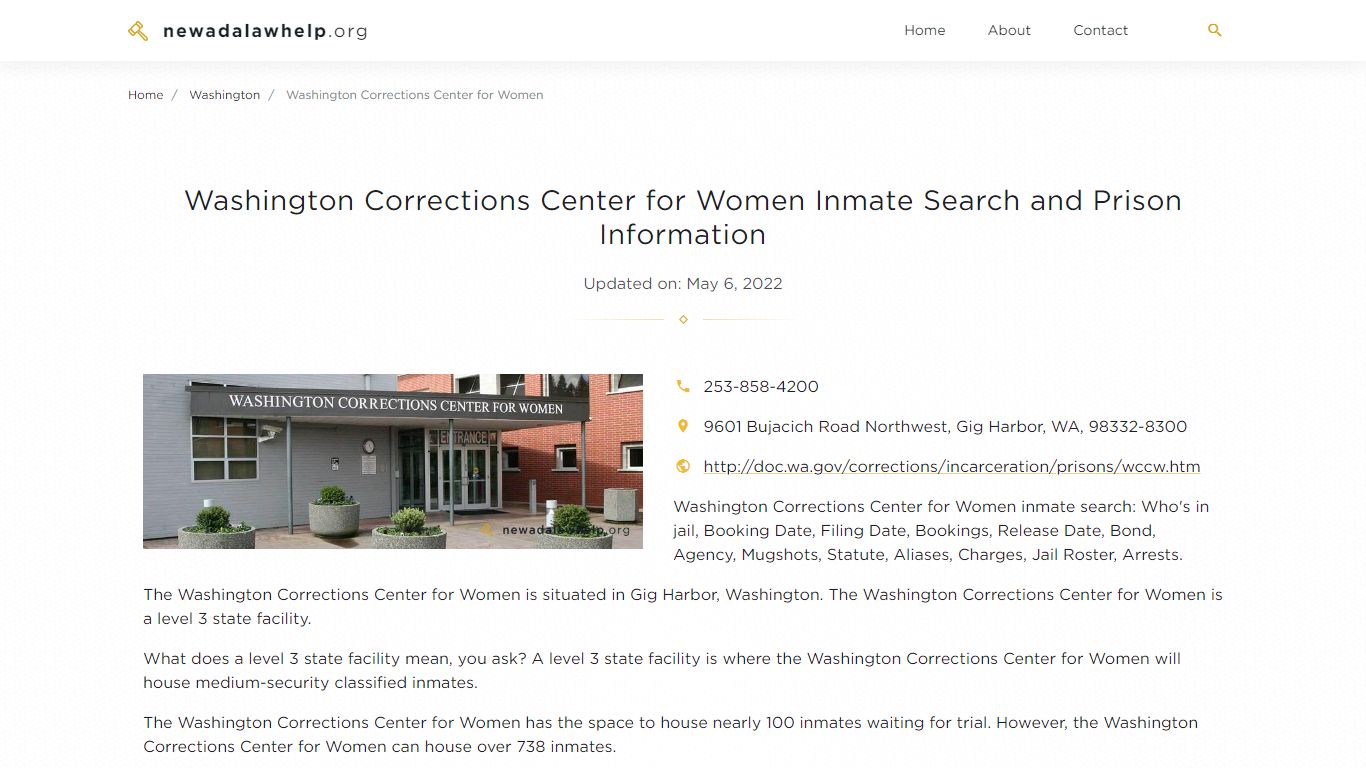 Washington Corrections Center for Women - NevadaLawHelp